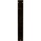 Ekena Millwork Fleur De Lis Wrought Iron Bracket, (Triple center brace), Antiqued Brass 2"W x 12"D x 15"H BKTM02X12X15TFLABS - alternate 8